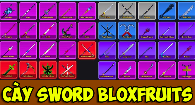 CÀY SWORD BLOXFRUITS